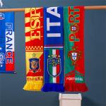 Oem Factory Manufacturer Custom Logo National Soccer Scarf Qatar Espana Brazil