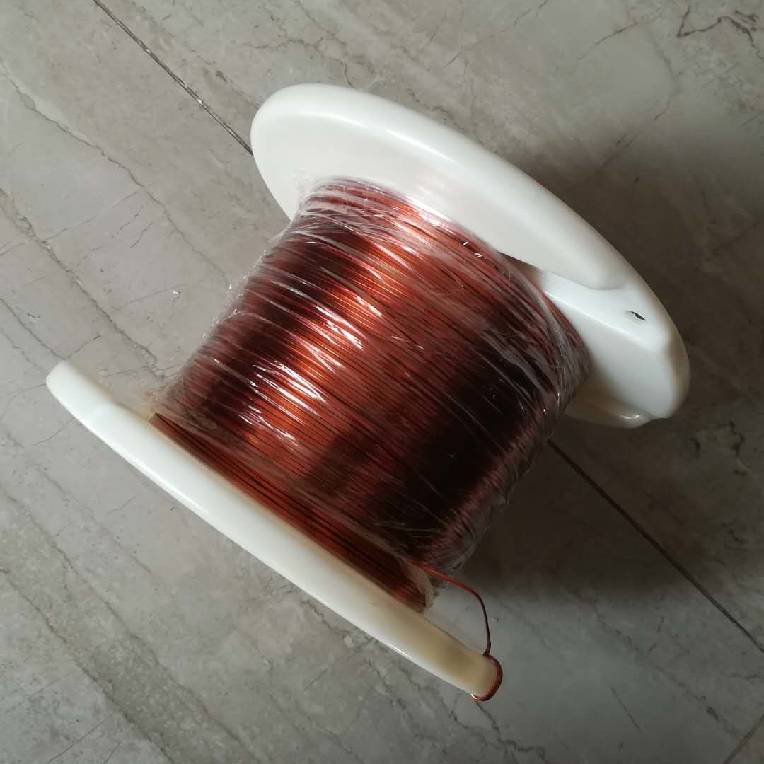 0.02mm Solderable Rectangular Copper Wire Super Thin Enamelled Magnet Winding Wire