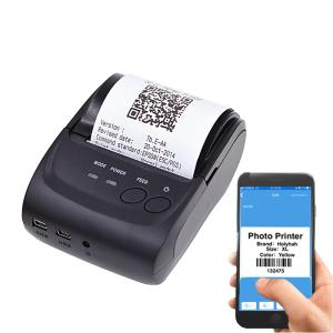 Wholesale Portable 58mm Receipt Printer Thermal Bluetooth Restaurant Printer ZJ-5802 from china suppliers