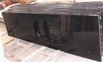Black Galaxy Kitchen Granite Slab Countertops Cost Gold Copper Colored Specks