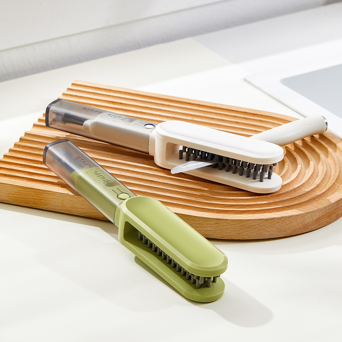2024 New Design Four In One Multifunctional Kitchen Knife Cleaner Brush