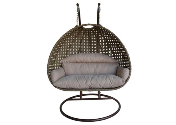 Spa Tub Accessories 2 Person Heavy Duty Rattan Hammock Hanging Wicker Porch