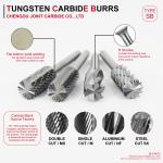Standard Types Casting Tungsten Carbide Burs For High Precision Grinding