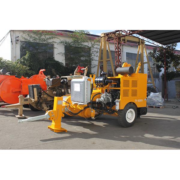 Overhead Line Hydraulic Cable Puller Stringing Tools With Cummins Engine