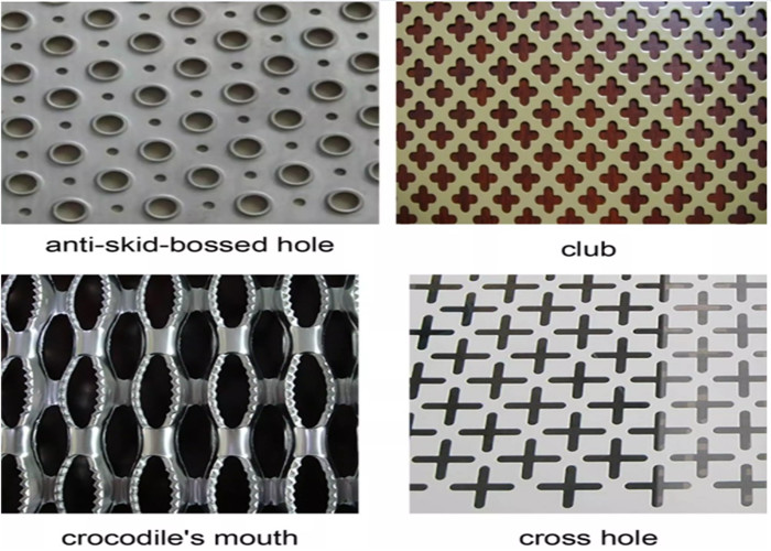 Elliptical Hexagonal Aluminium Panel Perforated Metal Screen Sheet 1.22m 1m