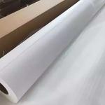 Gloss White Inkjet Paper 300gsm Jacquard Inkjet Fabric Rolls