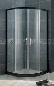 Wholesale Customizable Round Sliding Shower Boxes with Aluminum Profiles and 6 / 8 mm Tempered Glass from china suppliers