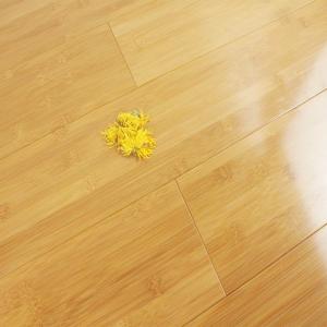 Wholesale Eco Friendly Solid Bamboo Flooring Horizontal High Gloss Waterproof Laminate Carbonized from china suppliers