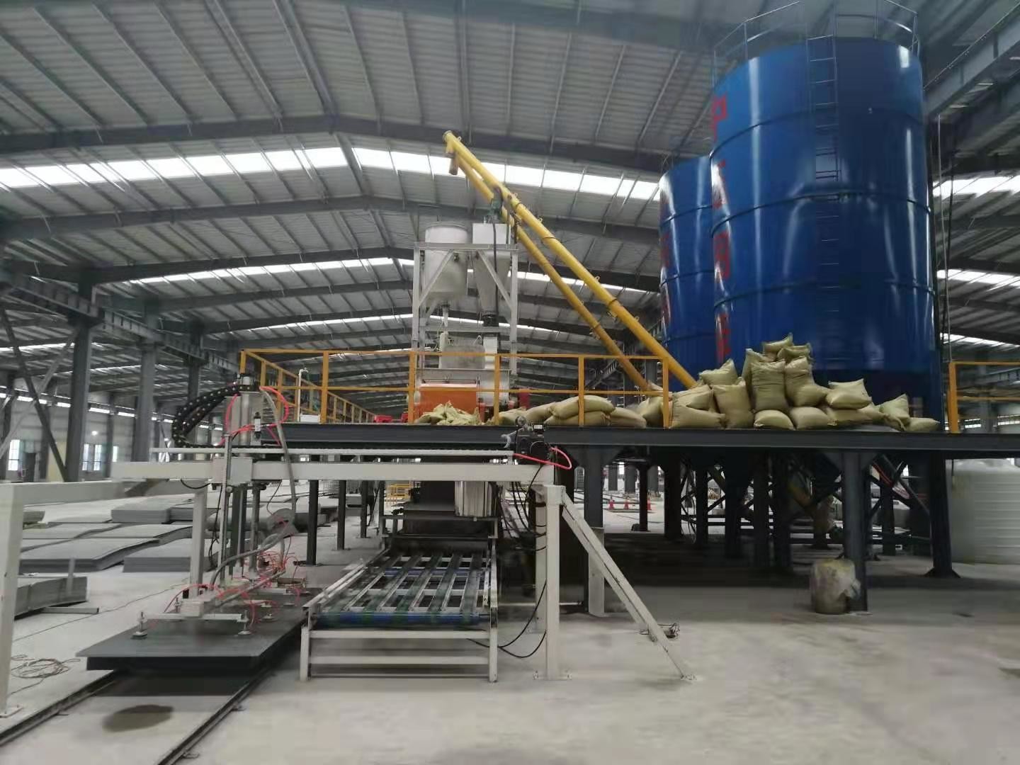 1000 Sheets Capacity Board mgo board Machine with Automatic Glue Spreading Function