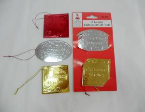 Wholesale paper gift bag paper label hang tag xmas gift tag golden tag silver tag from china suppliers