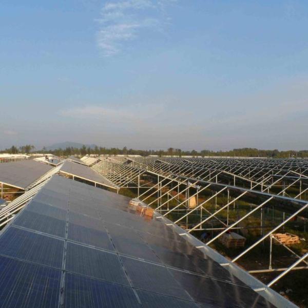 Hydroponic Ventilation Photovoltaic Greenhouses 6/9 and 6/12 Meters for Crop