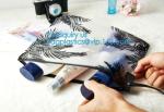 Custom waterproof pvc slider zipper wet bikini bag, zipper lock slider bag
