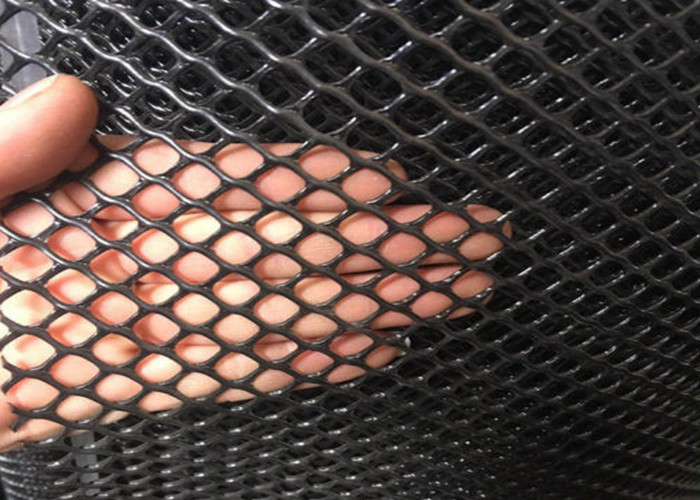 Green Flat 10X10mm Hdpe Plastic Netting Mesh In Breed Fishing