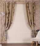 Printed Black Out Window Curtain