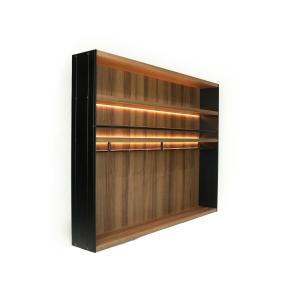 Wholesale 12 Hook Rustic Wall Mounted Kitchen Wood Rack 60X60X50cm from china suppliers