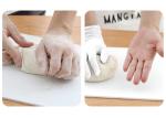 Ivory Latex Thick Disposable Plastic Gloves Powder Free Non Sterile