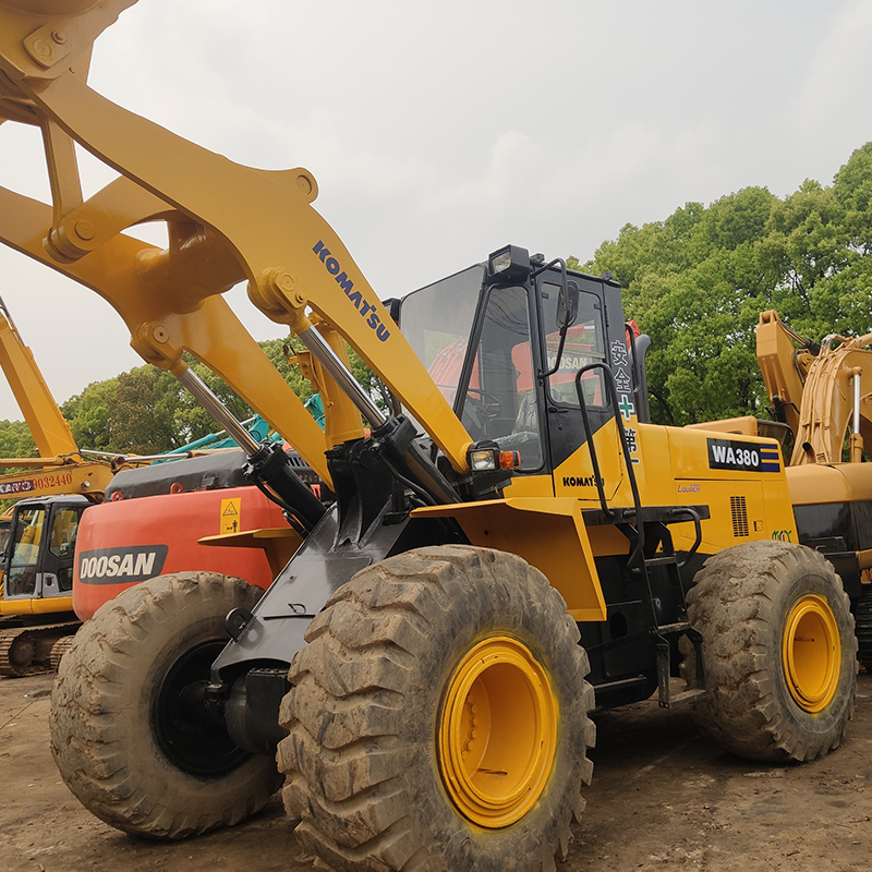 Front Loader with 4 TON Rated Load and 4.78m Length Used Original 380-3 Komatsu Loader