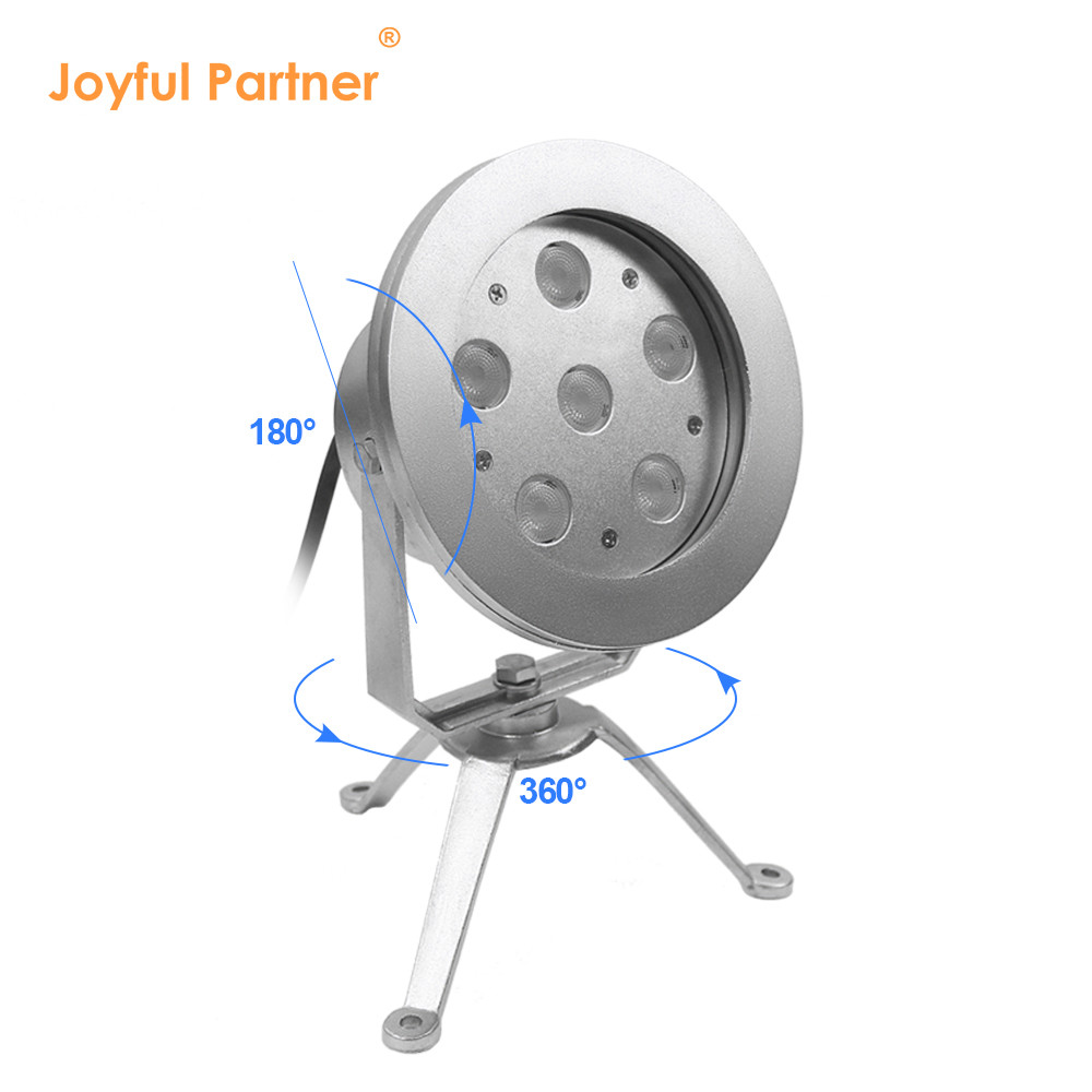 Hot Sale 12x3W RGB 3in1 Outdoor IP68 Waterproof Stainless Steel RGB LED Light Submersible