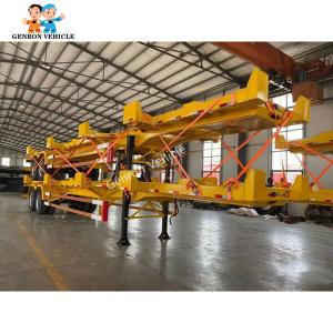 Wholesale 2 Axles 20ft Or 40ft Container Semi Trailer Strengthened Beam WABCO Valve from china suppliers