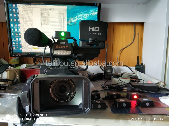 wireless broadcast intercom system tally for 8 users cameraman