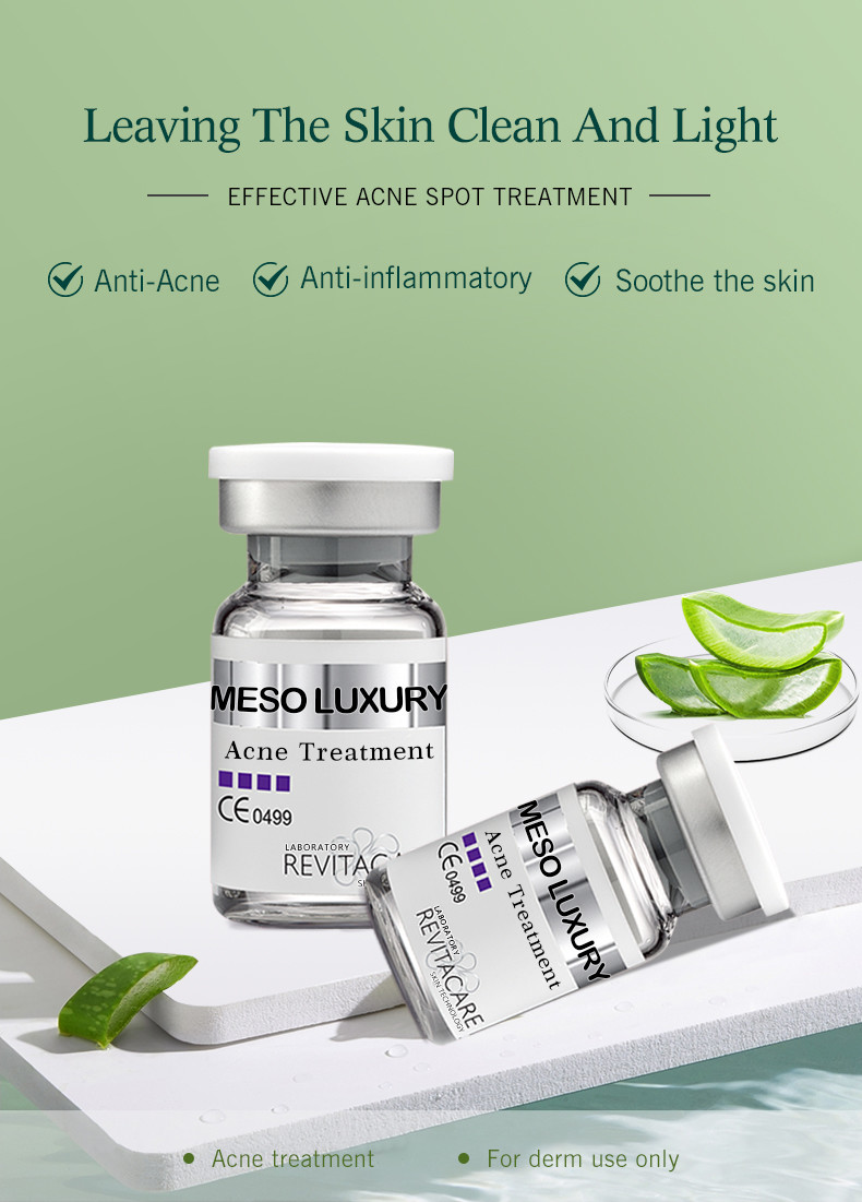 Pure Plant Pimple Clear Serum Whitening Treatment Mesotherapy For Acne Scars