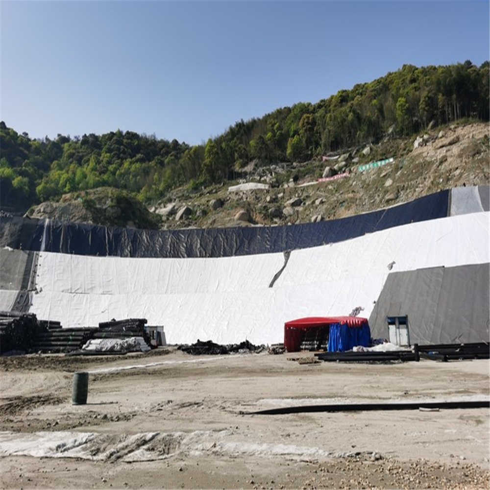 Non Woven Geotextile for Road Construction and Dam Project White Colo