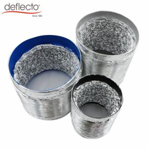 Wholesale Easy Install Flexible Aluminum Air Duct 8'' 200mm Flexible Ducting 10 Meters 32 Ft from china suppliers
