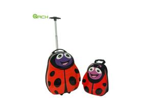 Wholesale 17 Inch Ladybug Style Kids Travel Luggage With Retractable Handles from china suppliers