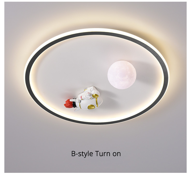 Nordic Children's Minimalist Ceiling Lamp Rectangle Girl Boy Planet Ceiling Lights(WH-MA-270)