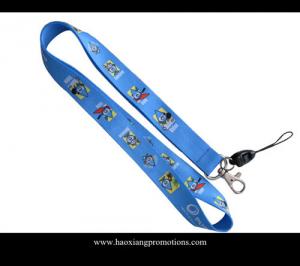 Full colors heat transfer printed lanyard for sale, custom sublimation lanyards