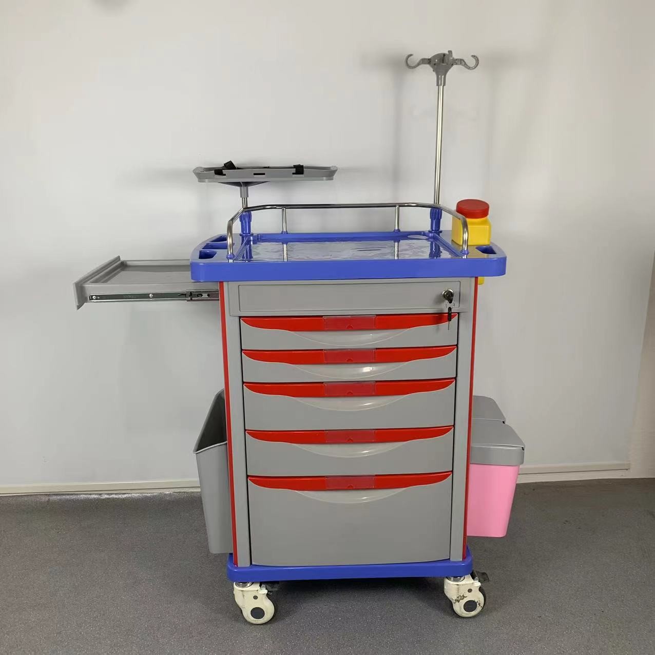 Medication Trolley Hospital Medical Emergency Trolley Crash Cart