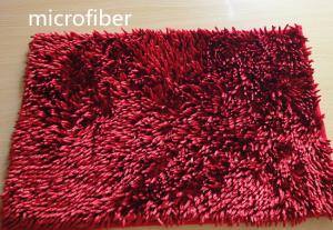 Wholesale Microfiber Mat Red 40 * 60cm Big Chenille Bathroom Indoor Anti - Skid Rubber from china suppliers