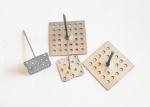 Rock Wool Perforated Base Self Adhesive Insulation Pins 2.7mm Dia 63.5mm Length
