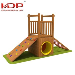 Wholesale Small Wooden Playground Equipment Childrens Wooden Swing And Slide Sets from china suppliers