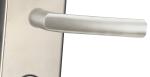High Security Electronic Card Door Lock For Hotel Entrance 62.5mm Center
