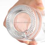 Clear Empty 750ml Blue Vodka Bottle Gift Box for Beverage Industrial Beverage