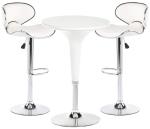 ABS Plastic Steel Construction Bar Height Table