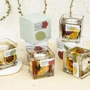 Wholesale Aroma Light Candles Clear Glass Jar Aroma Candles Home Fragrance Gifts from china suppliers