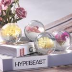 Pressed Flower Paperweight Glass Paperweights With Flowers Inside