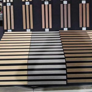 Wholesale Home Theater Soundproof Acoustic Slat Wall Panels Board Free Sample from china suppliers