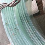 Bent Curved Glass Curved Laminated Glass Plates Thickness 8mm 10mm 12mm
