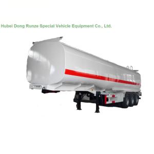 Wholesale Carbon Steel Diesel Tank Semi Trailer , 45000 L Gasoline Tank Trailer For Transport from china suppliers