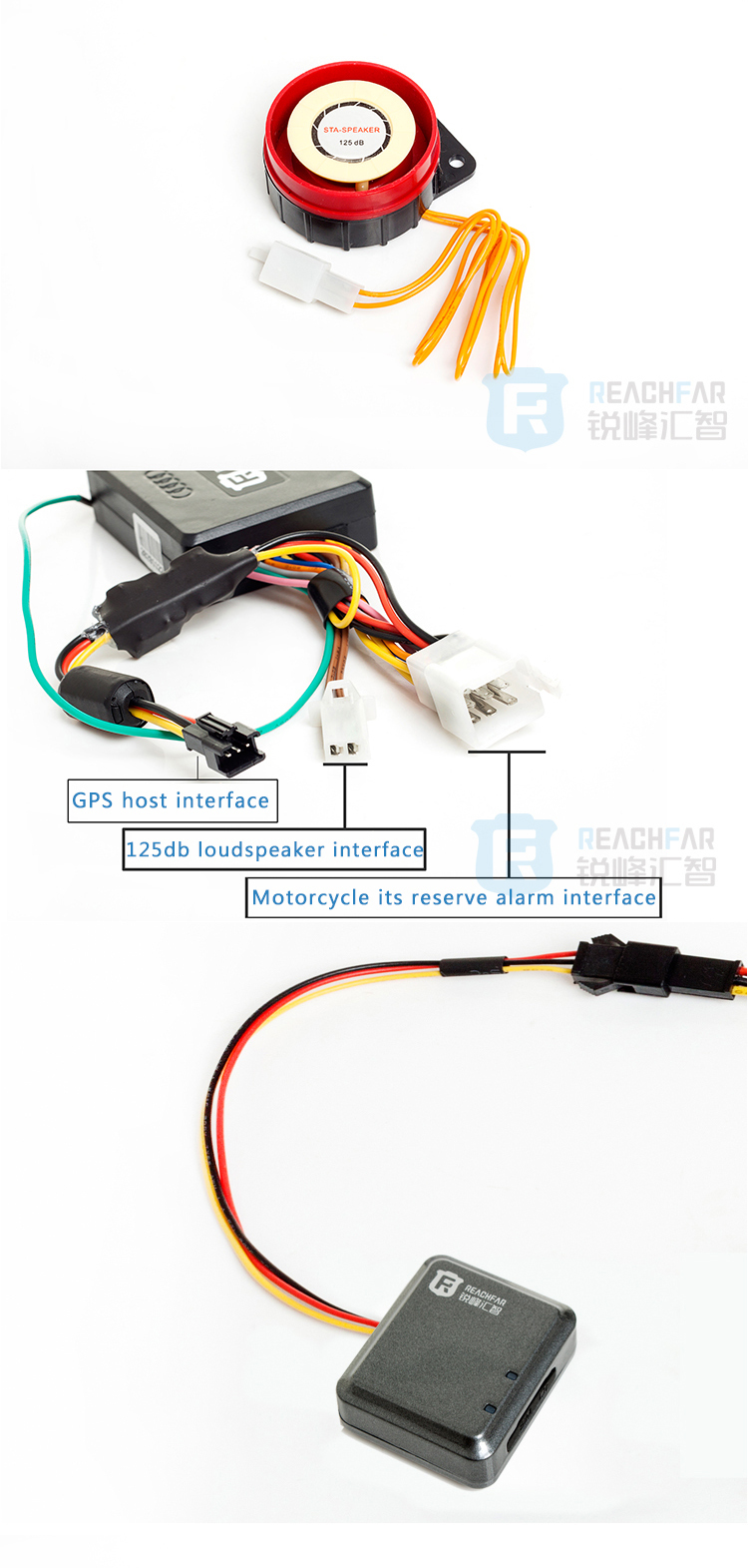 China manufacture micro sim card Vehicle motorcycle anti-theft gps tracker rf-v10+