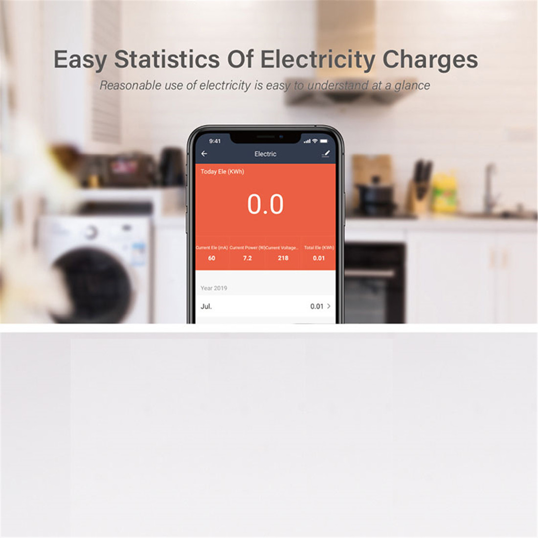 French Type Power Energy Monitor Outlet Plug