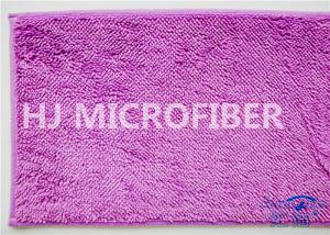 Wholesale Non-Slip Purple Microfiber Mat For Home Use , Microfiber Bath Mat from china suppliers