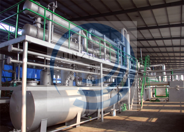 30 Ton Full Automatic Continuous Waste Tyre / Tire Pyrolysis To Fuel Oil Plant
