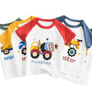 Wholesale 110CM 43in Children'S Sports Shirts Boys Breathable Short Sleeved T Shirt from china suppliers
