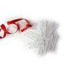 Wholesale White Balloon Decoration Accessories , Balloon Clip Ties H Shape Easy Sealing from china suppliers