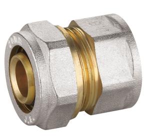 Wholesale Nickel Plated Brass Fittings PF5003 Female Straight Union Connector from china suppliers