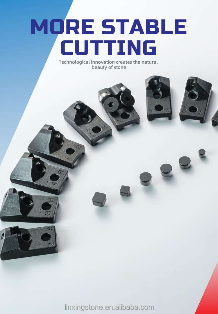 Marble Quarry Machine Tools Advantage of Durable PDC 1308 Cutters for Diamond Chain Saw